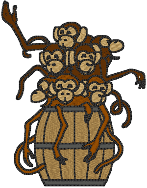 Barrel Full Of Momkeys.gif