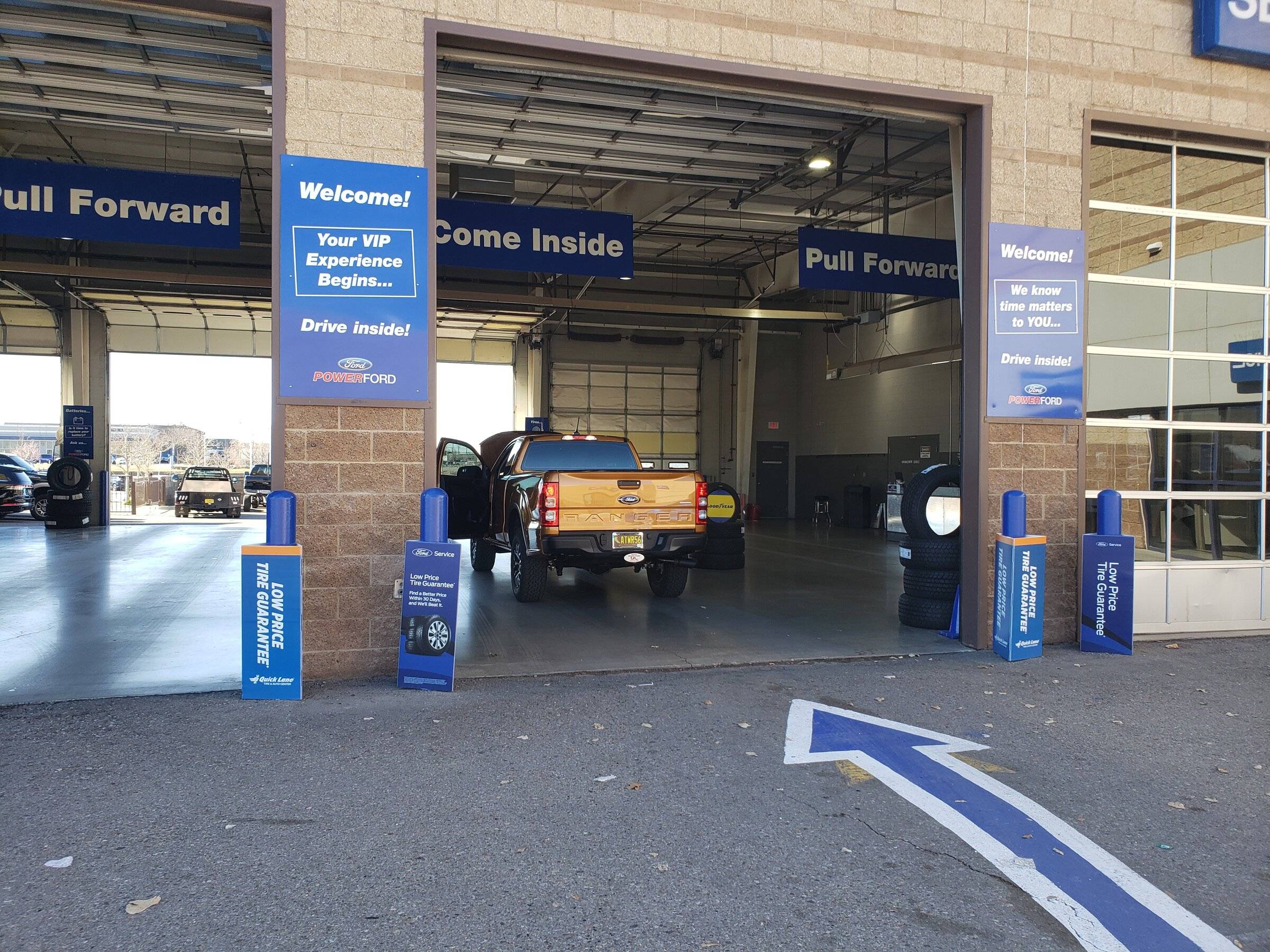 Truck in Dealer's garage.jpg