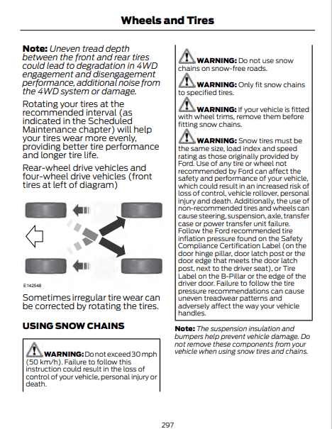 2019 Ranger Owners Manual Page 297- Tire Rotation.png