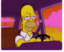 Homer Driving.gif