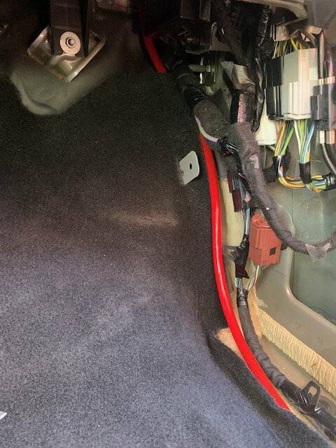 Amp wire ran pass side.jpeg