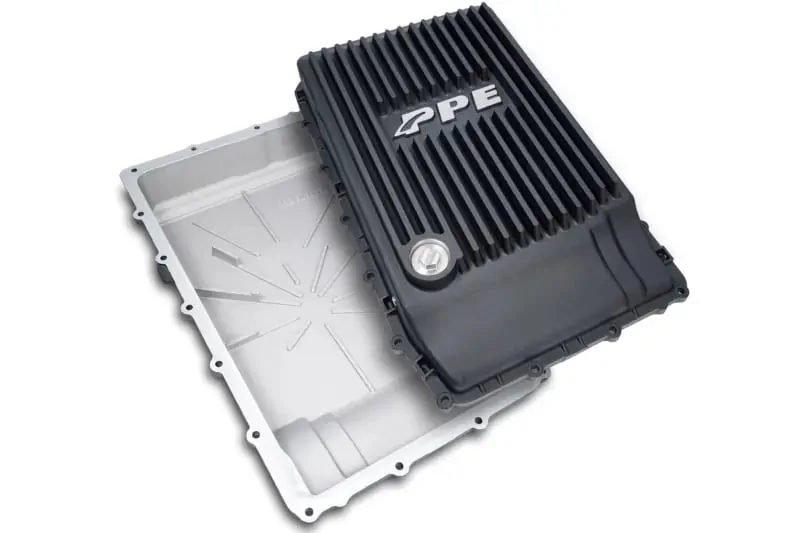 PPE328053220 17-21 F150 Ranger PPE Black HD 10R80 Transmission Pan 00.webp