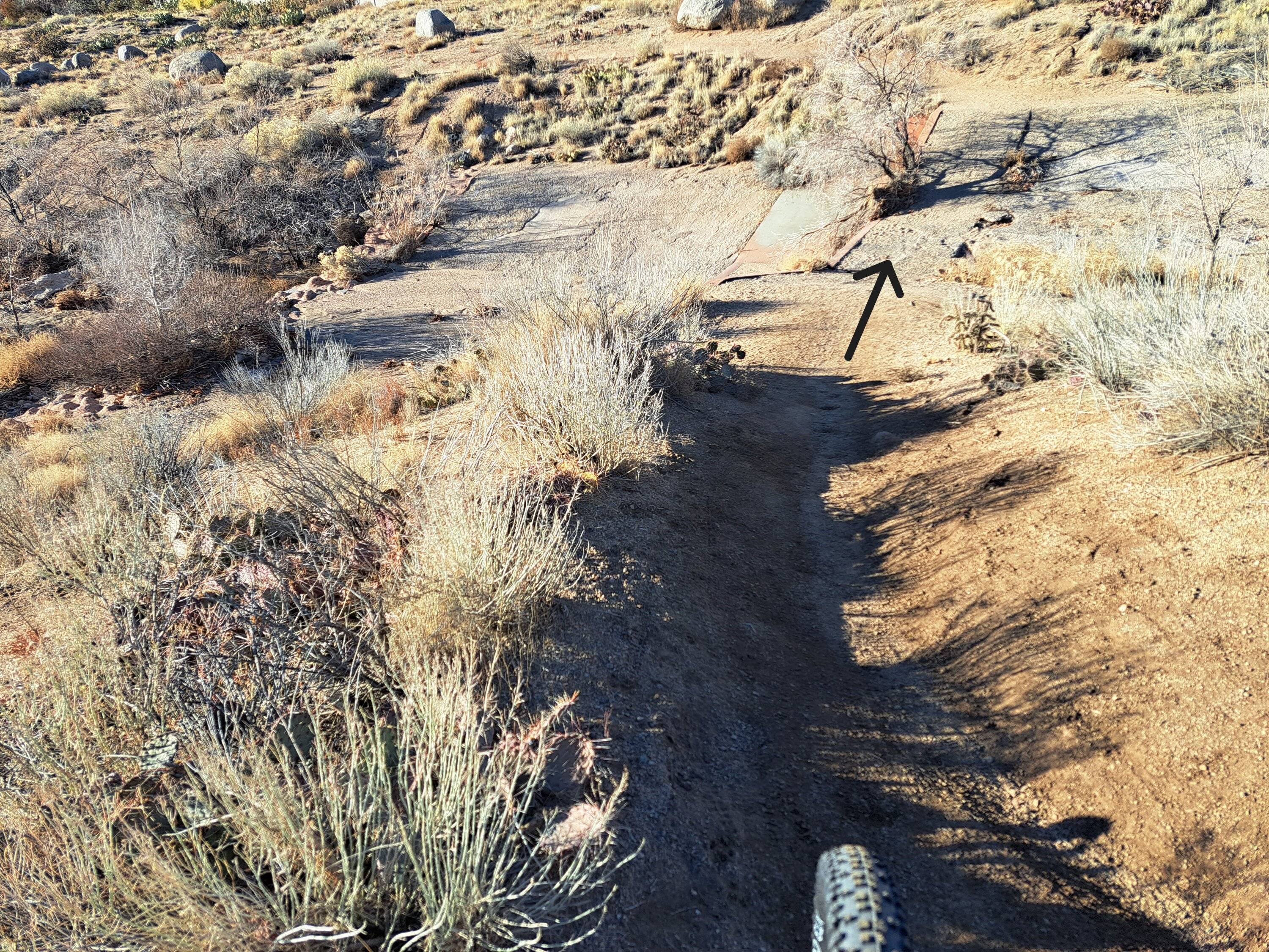 Arroyo crossing (Bike tire with path direction).jpg