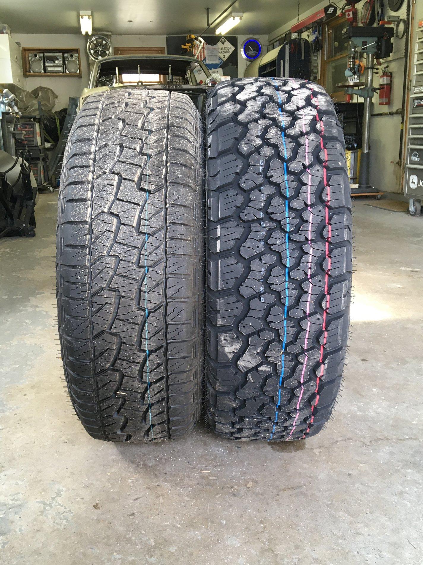 265/65R17 vs. 265/70R17 Comparison | 2019+ Ford Ranger and Raptor Forum ...