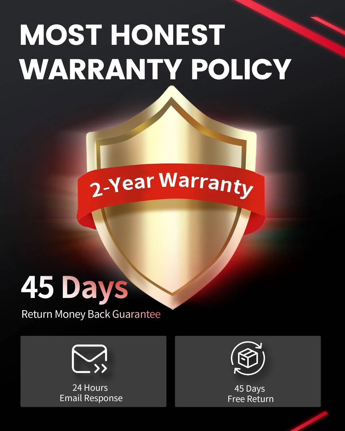 9.Lasfit LSplus H11 LED Bulbs warranty policy.webp