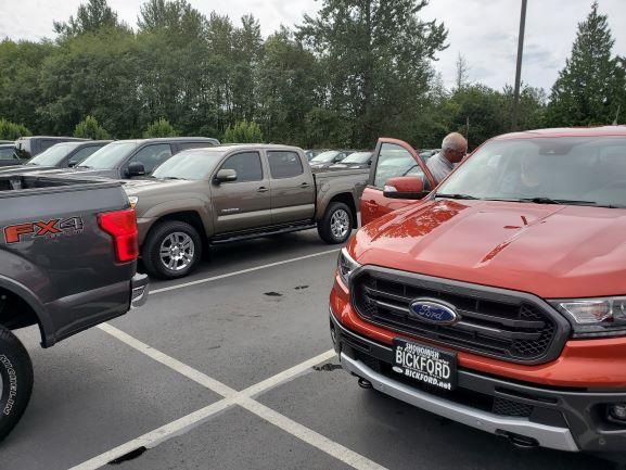 Taking delivery of the Ranger say good bye to the Tacoma 1.jpg
