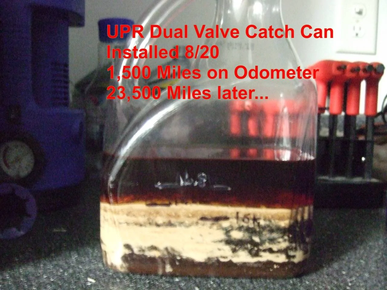 Catch Can 25K Miles.JPG