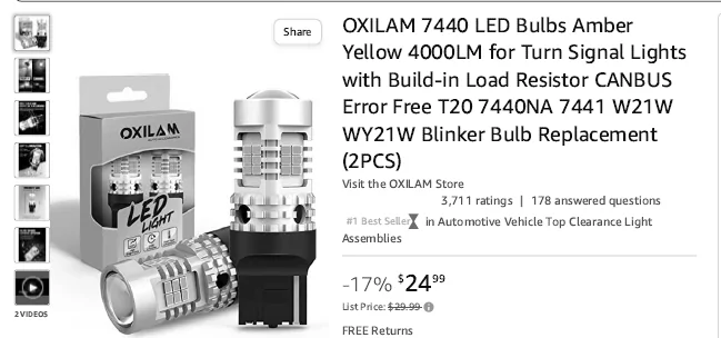 Turn Signal Bulbs LED.webp