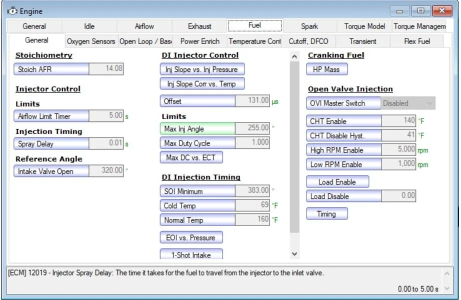Stock Ranger Injector Settings.webp
