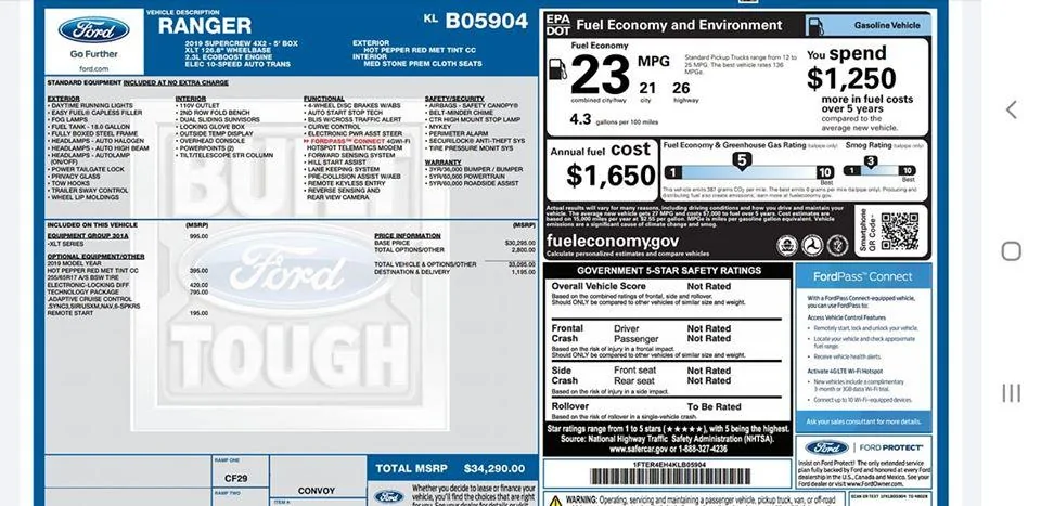 21 - 26 mpg Window Sticker.webp