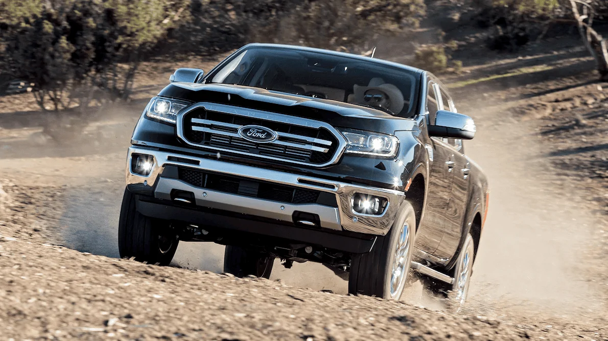 2019-Ford-Ranger-Lariat-4x4-Ecoboost-front-three-quarter-in-motion-1.webp