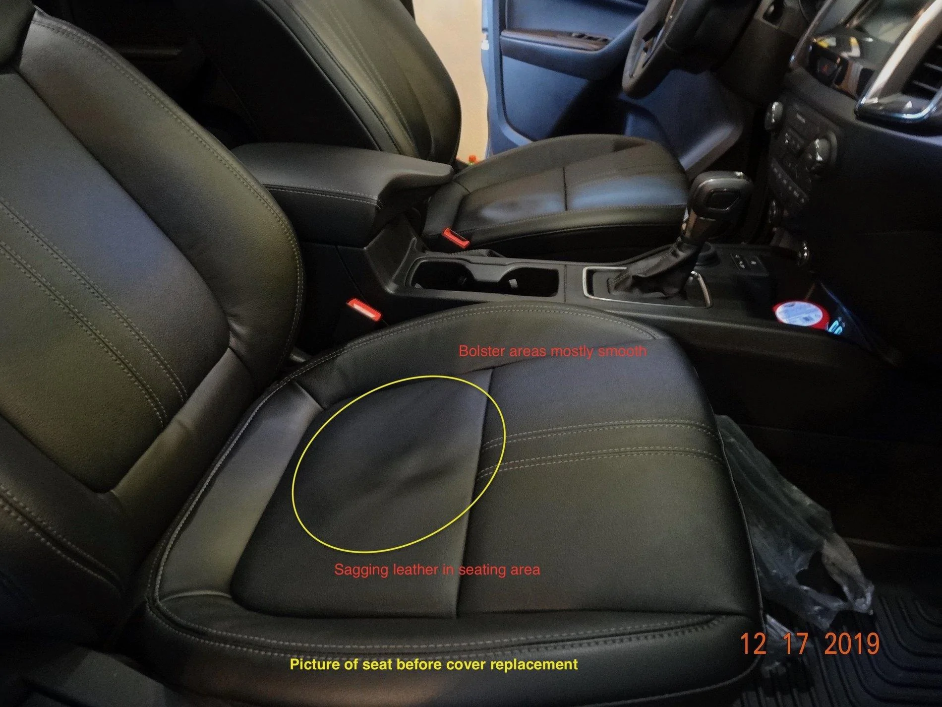 Passenger seat before cover change.webp
