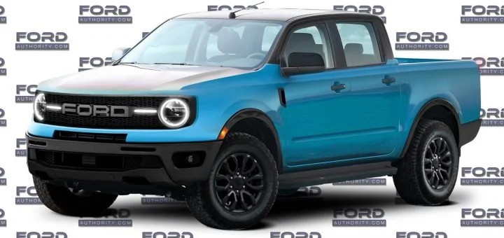 2022-Ford-Maverick-Small-Pickup-Rendering-Turquoise-720x340.webp