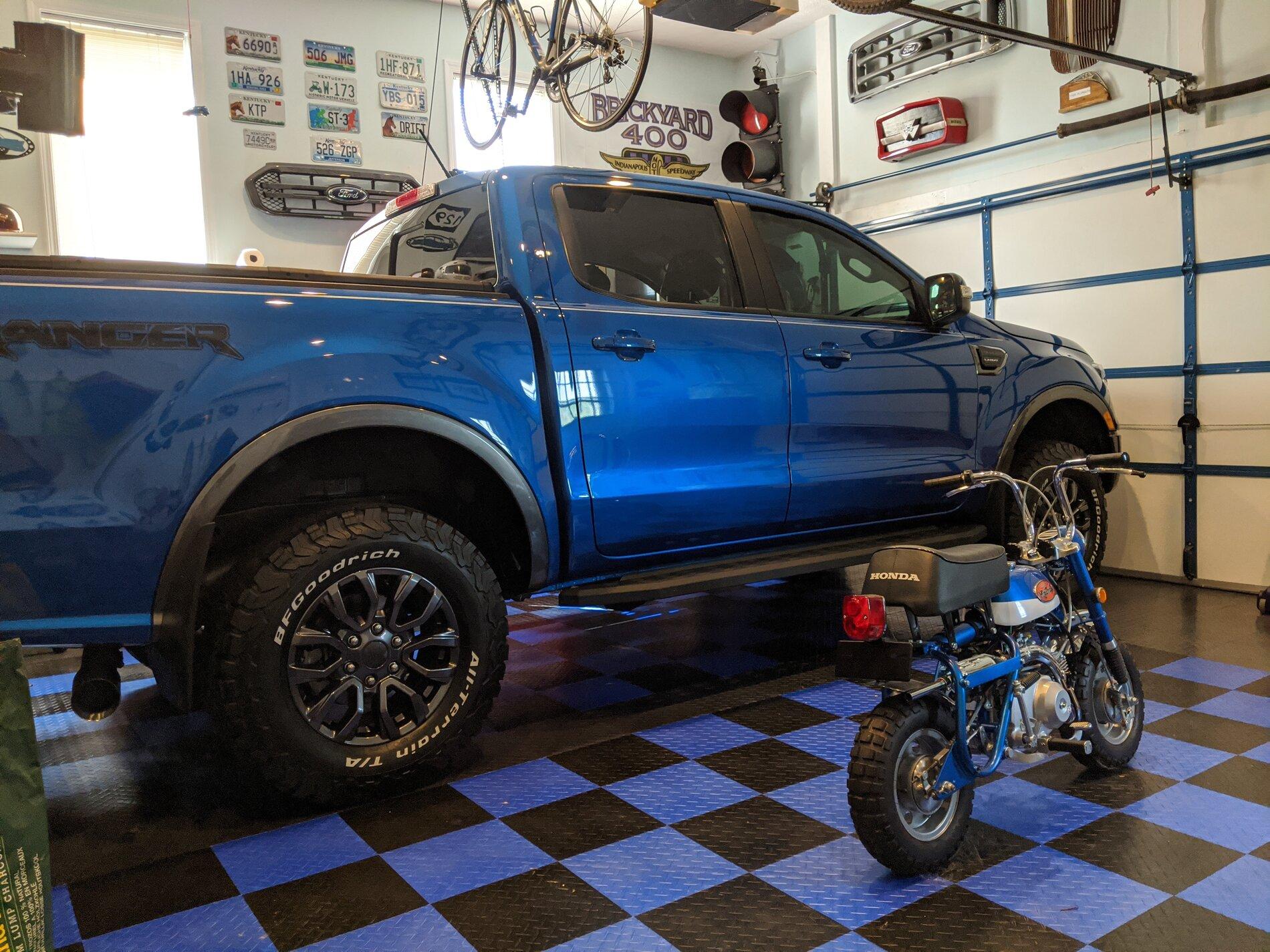 Ranger in garage with trail.jpg