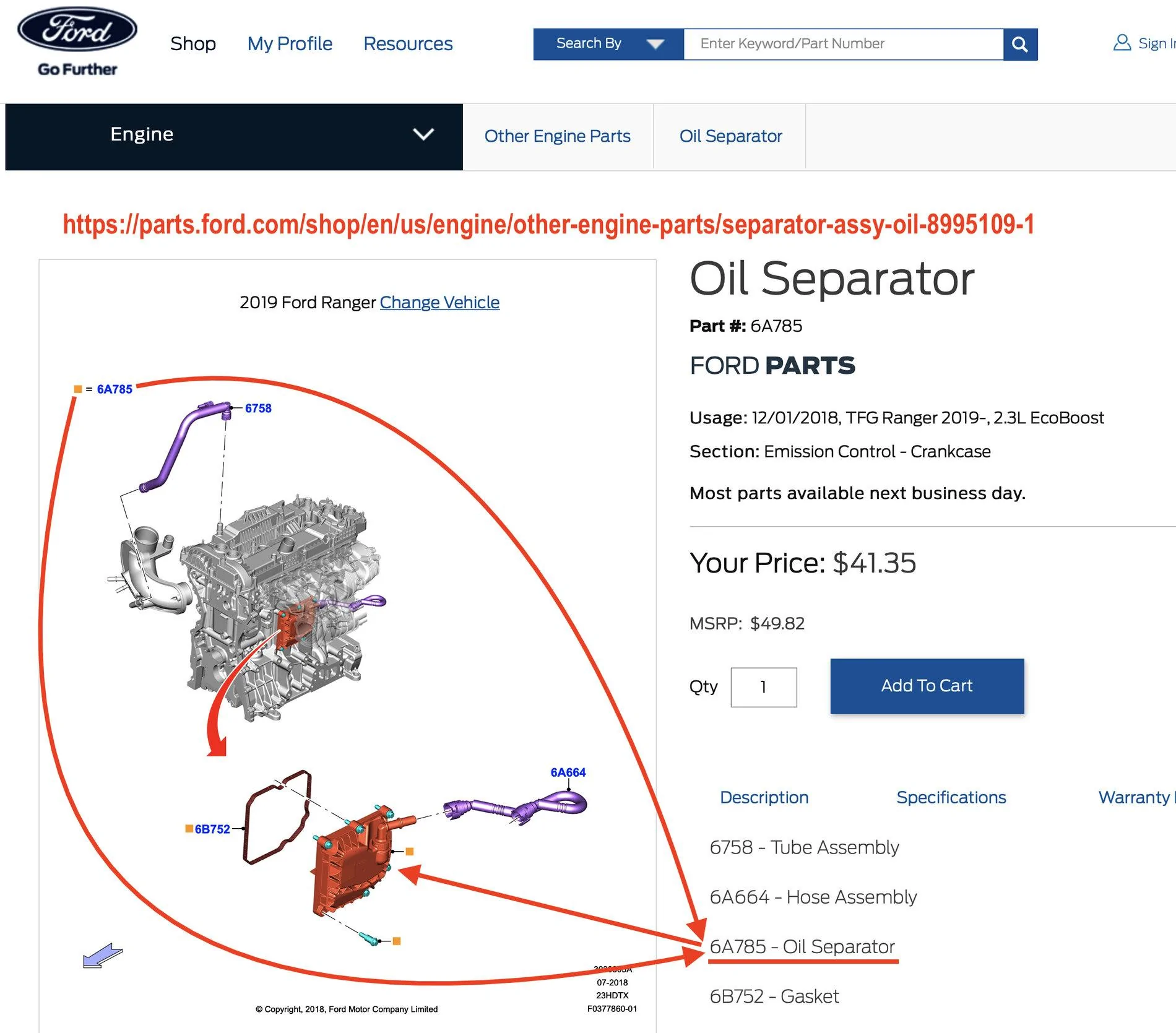 Oil Separator FordParts.webp