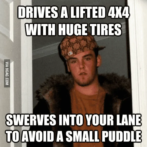Swerves Into Your Lane To Avoid A Small Puddle.webp