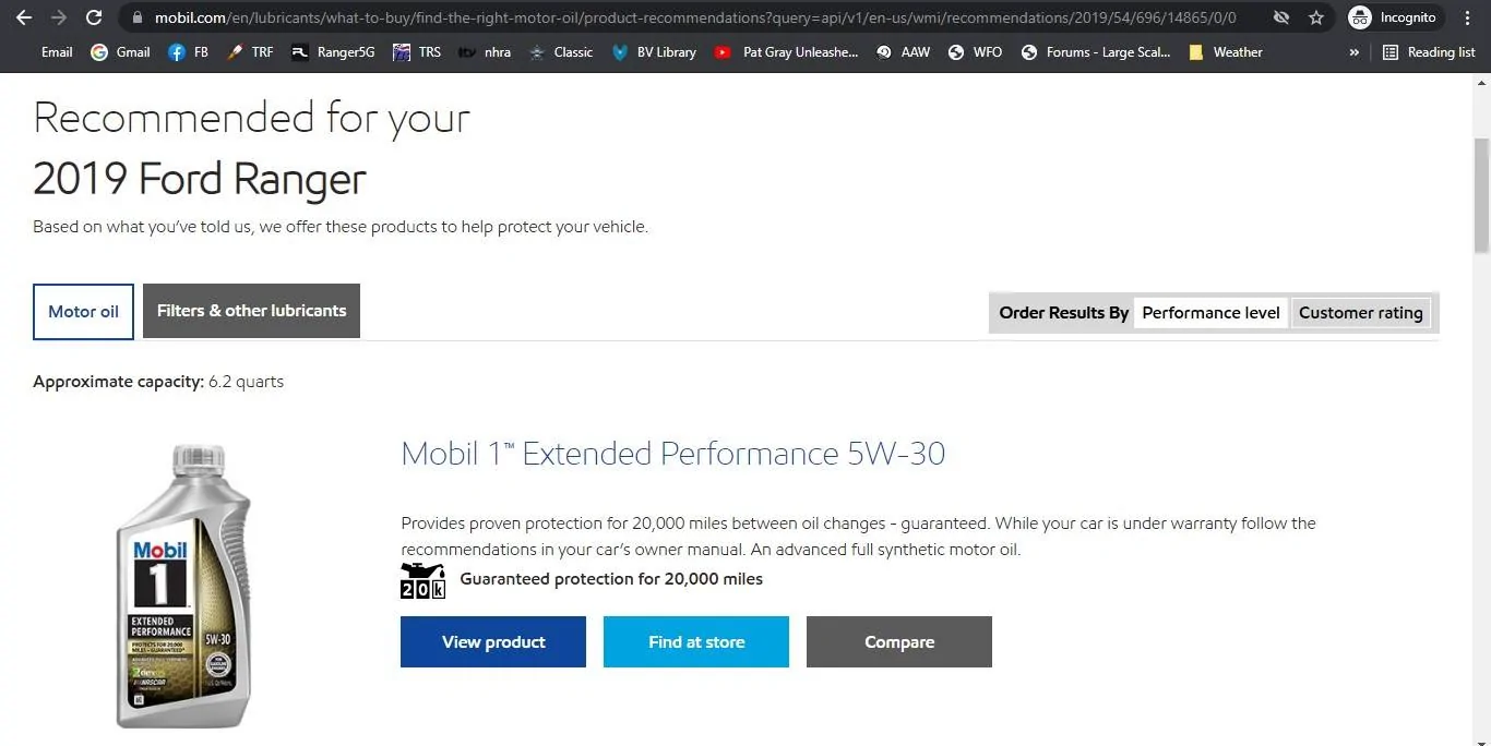 Mobil One Recommended For Ranger.jpg