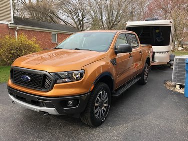 Cyclops' ride! Her favorite orange truck! IntechRV Sol Horizon Rover