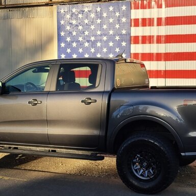 Lift points for floor jack and stands in rear | 2019+ Ford Ranger and ...
